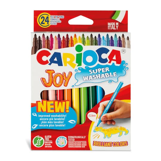CARIOCA® Joy 2.8mm Fine Tip Washable Felt Tip Pen Set